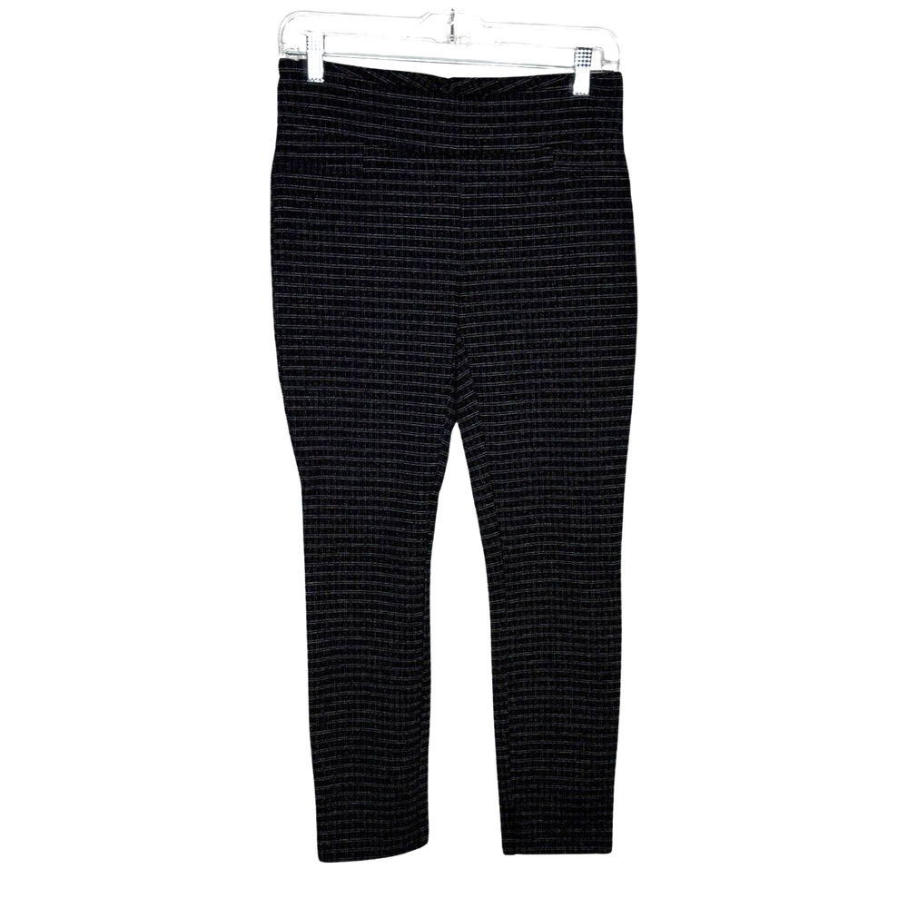 Dalia Pants Womens Small Black‎ White Check Dress Pant Trouser Office Casual